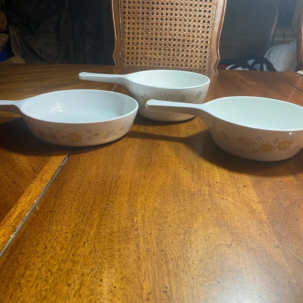 Corningware Floral Bouquet 3 pan set